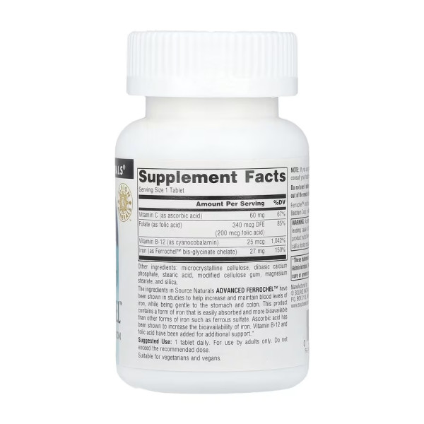 Advanced Ferrochel™ 27mg - 90 tabs  Advanced Ferrochel™ 27mg - 90 tabs