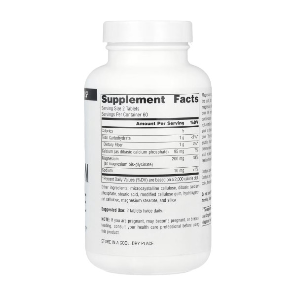 Magnesium Glycinate - 120 tabs  Magnesium Glycinate - 120 tabs