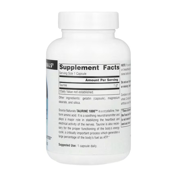 Taurine 1000™ 1000 mg - 60 caps  Taurine 1000™ 1000 mg - 60 caps