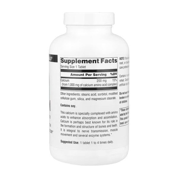 Calcium 200 mg - 100 tabs  Calcium 200 mg - 100 tabs