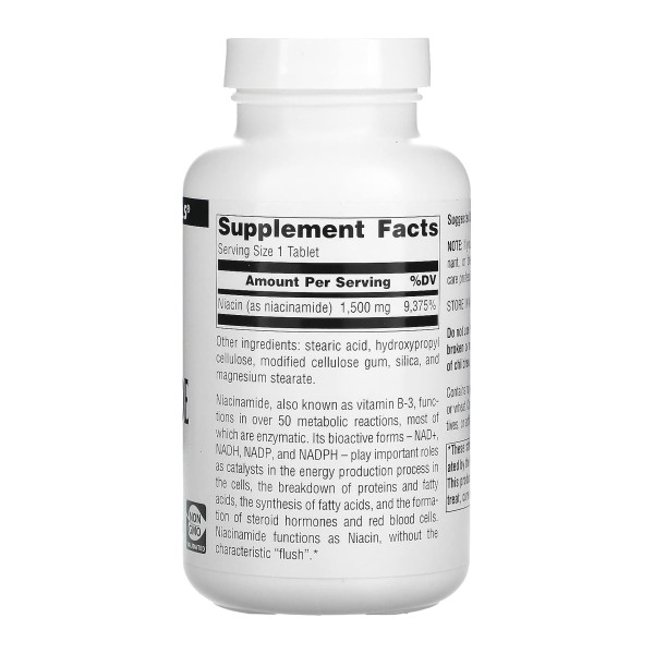 Niacinamide B-3 1500 mg - 100 tabs  Niacinamide B-3 1500 mg - 100 tabs