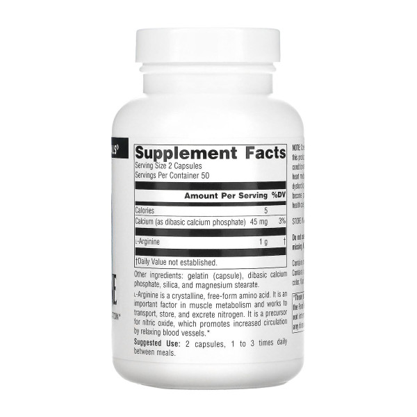 L-Arginine 500 mg - 100 tabs  L-Arginine 500 mg - 100 tabs