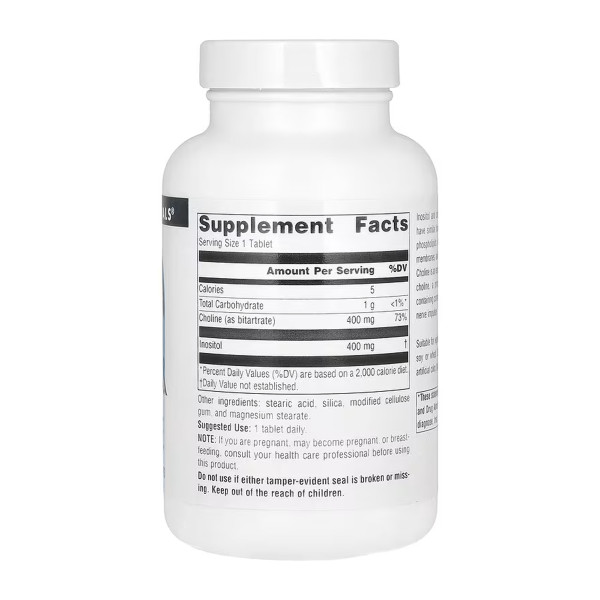 Inositol & Choline 800 mg - 100 tabs  Inositol & Choline 800 mg - 100 tabs