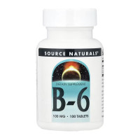 Vitamin B-6 100 mg - 100 tabs (Пошкоджена етикетка)