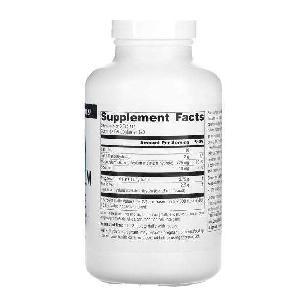 Magnesium Malate 1250mg - 360 tabs  Magnesium Malate 1250mg - 360 tabs