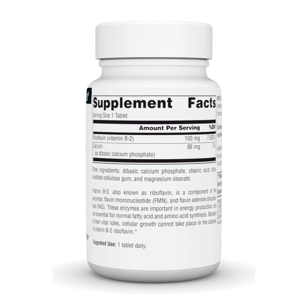 Vitamin B-2 100 mg - 100 tabs  Vitamin B-2 100 mg - 100 tabs