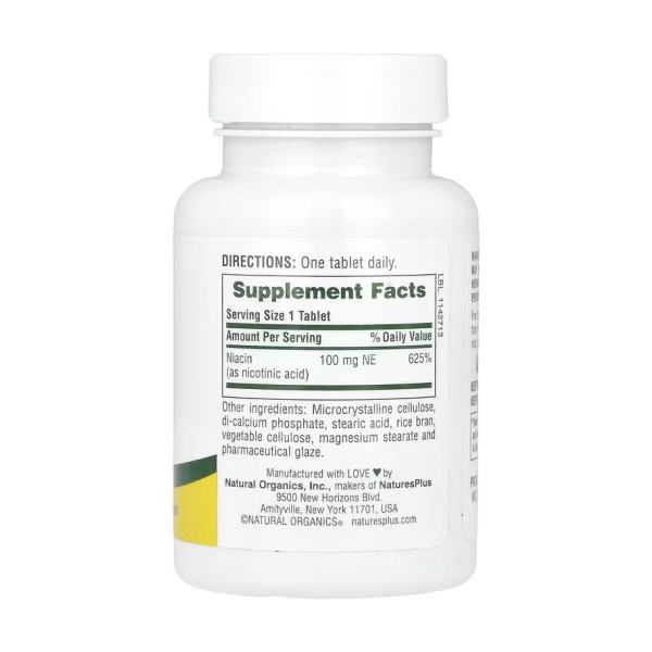 Ніацин 100 мг - 90 таблеток Niacin 100mg - 90 tabs