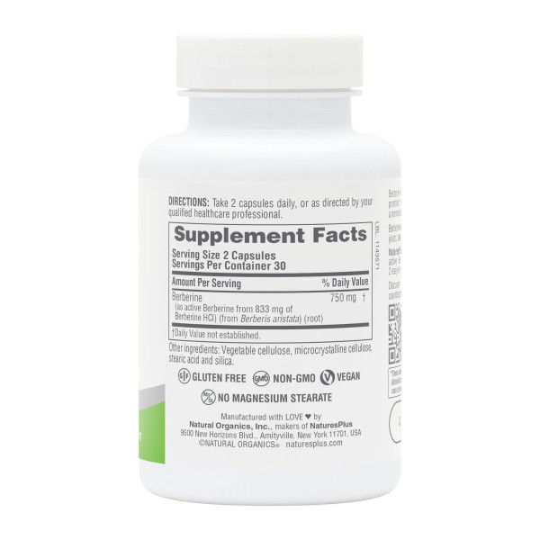 Берберин 750 мг - 60 капсул Berberine 750 mg - 60 caps