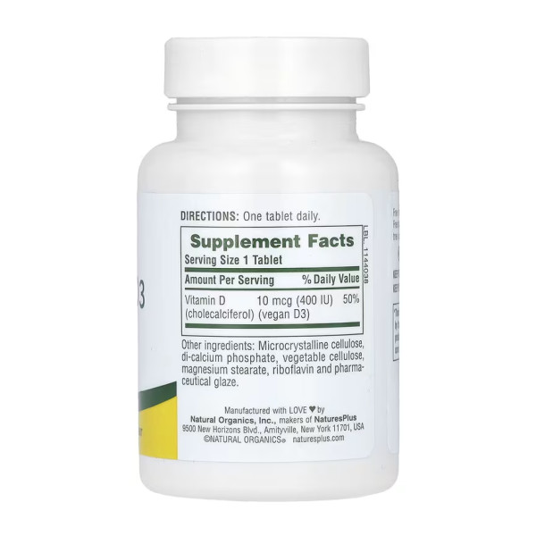 Вітамін D3 400 МО - 90 таблеток Vitamin D3 400IU - 90 tabs