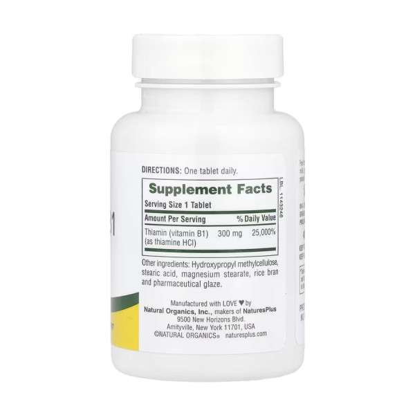 Вітамін B-1 300 мг - 90 таблеток Vitamin B-1 300mg - 90 tabs
