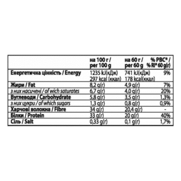 Батончик Forma - 12x60 г печиво з вершками Forma Bar - 12x60g Cookies and Cream