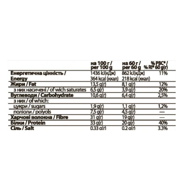 FitWin - 12х60г Печиво з кремом FitWin - 12х60g Cookies Cream