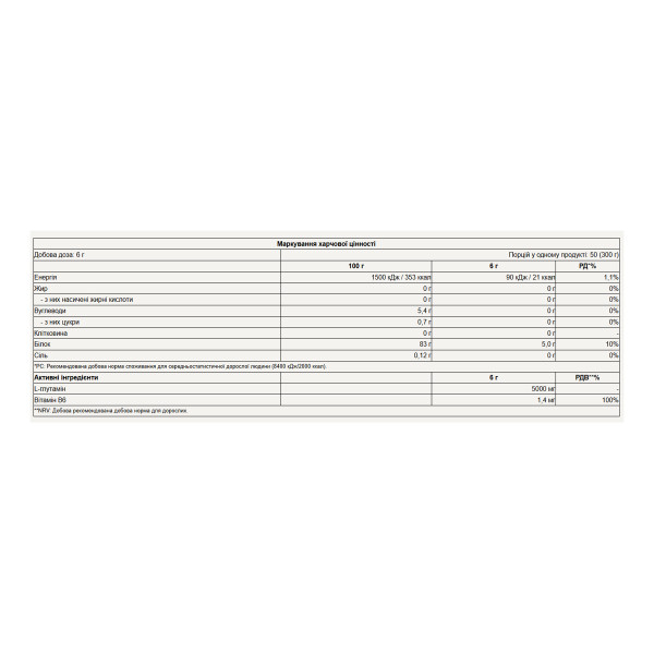     Глутамін - 300 г вишні    Glutamine - 300g Cherry