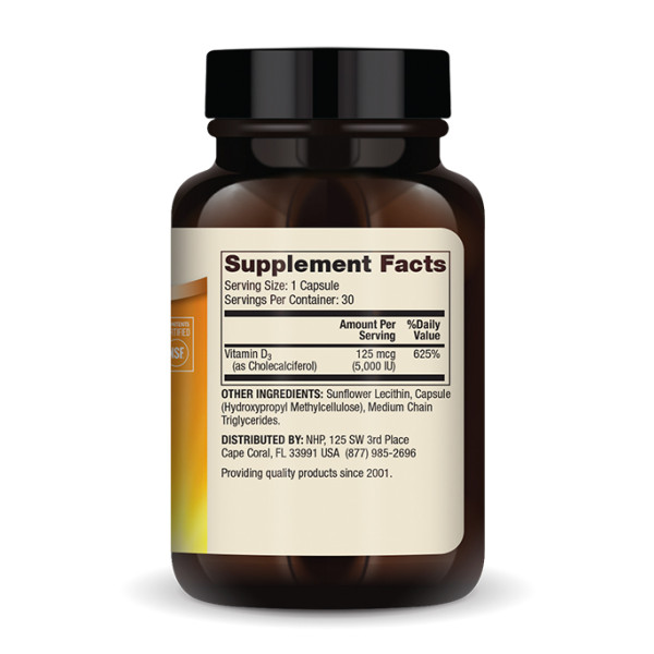 Ліпосомальний вітамін D3 5000 МО - 30 капсул Liposomal Vitamin D3 5000 IU - 30 caps