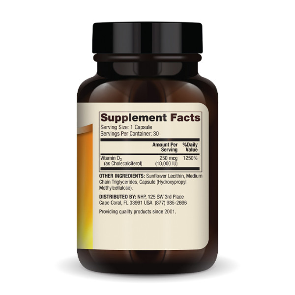 Ліпосомальний вітамін D3 10 000 МО - 30 капсул Liposomal Vitamin D3 10,000 IU - 30 caps