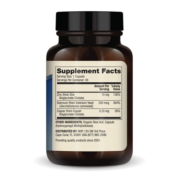 Цинк плюс селен - 30 капсул Zinc plus Selenium - 30 caps