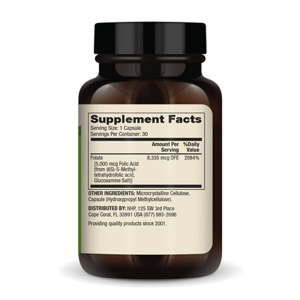 Метилфолат - 30 капсул Methyl Folate - 30 caps