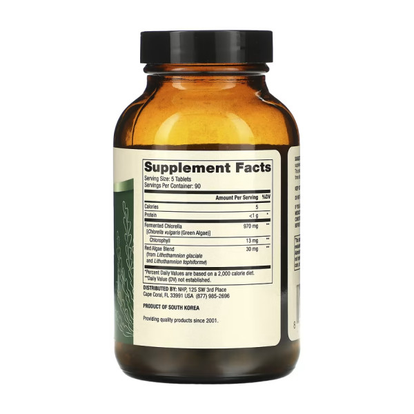 Ферментована хлорела - 450 таблеток Fermented Chlorella - 450 tabs