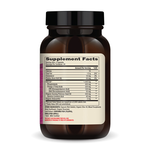 Олія криля для жінок - 90 капсул Krill Oil for Women - 90 caps