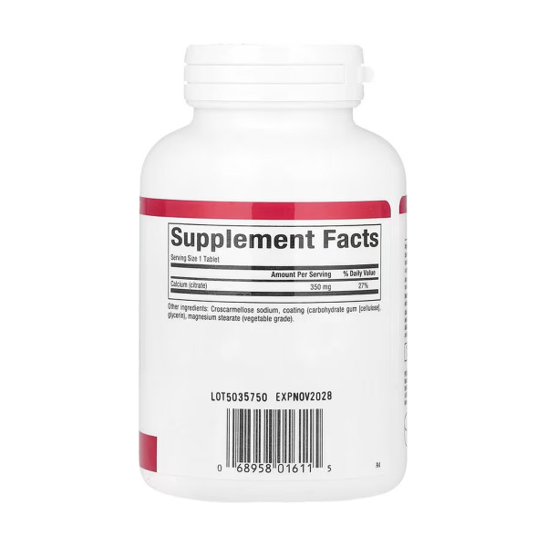 Цитрат кальцію 350 мг - 90 таблеток   Calcium Citrate 350mg - 90 tabs