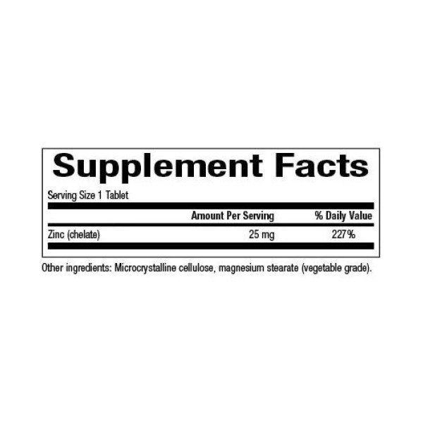  Хелат цинку 25 мг - 90 таблеток   Zinc Chelate 25mg - 90 tabs