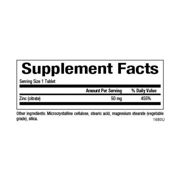 Цитрат цинку 50 мг - 90 таблеток    Zinc Citrate 50mg - 90 tabs