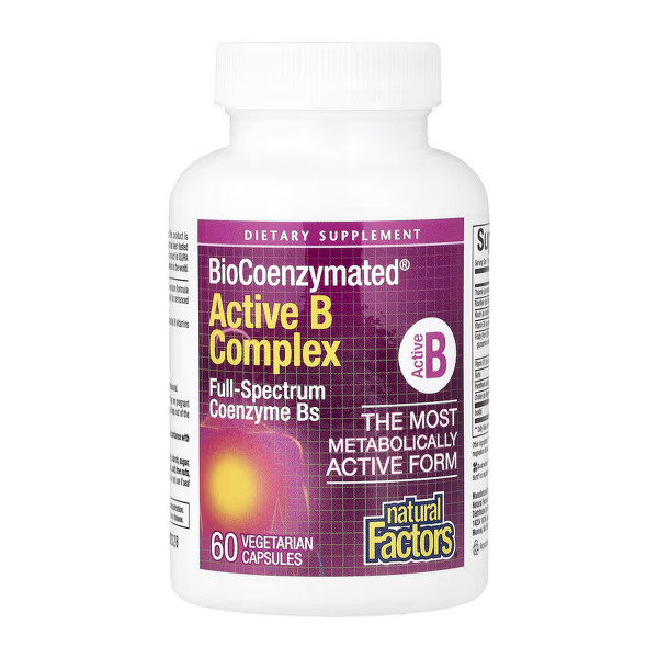 Біокоензимований активний комплекс B - 60 капсул     BioCoenzymated Active B Complex - 60 caps