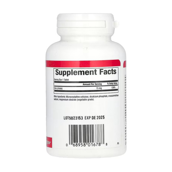 Цитрат цинку 15 мг - 30 таблеток   Zinc Citrate 15mg - 30 tabs