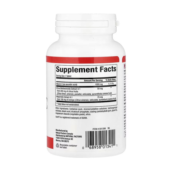 Вітамін С 1000 мг - 90 таблеток    Vitamin C 1000mg - 90 tabs