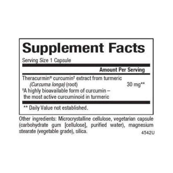  Екстракт куркуміну теракурмін 30 мг - 60 капсул  CurcuminRich Theracurmin 30 mg - 60 vcapsл    