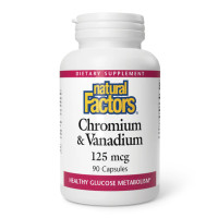 Chromium & Vanadium 125mcg - 90 caps