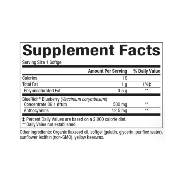 BlueRich 500 мг - 90 м'яких капсул   BlueRich 500mg - 90 softgels