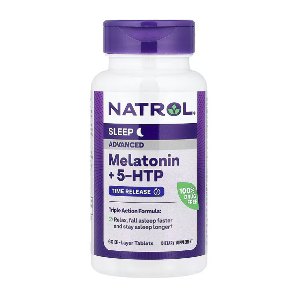  Розширений засіб для сну з мелатоніном - 60 таблеток   Advanced Sleep Melatonin - 60 tabs