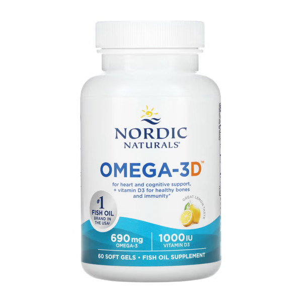 Омега-3D - 60 м'яких капсул         Omega-3D - 60 softgels