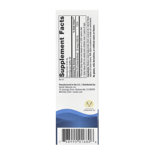 Вітамін D3 веганський - 30 мл                               Vitamin D3 Vegan - 30ml