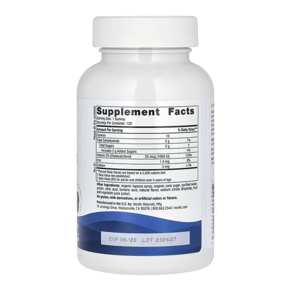 Вітамін D3 Gummies - 120 Gummies                             Vitamin D3 Gummies - 120 gummies