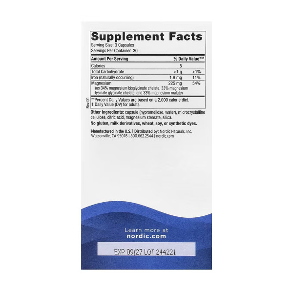 Магнієвий комплекс - 90 капсул                               Magnesium Complex - 90 caps