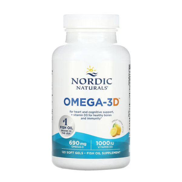  Омега-3D - 120 м'яких капсул                                    Omega-3D - 120 softgels