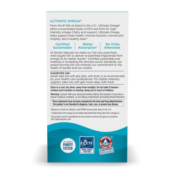 Ultimate Omega - 60 м'яких капсул                             Ultimate Omega - 60 softgels