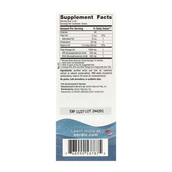 Дитяча ДГК - 60 мл         Baby's DHA - 60 ml