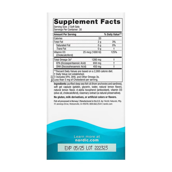    Ultimate Omega-D3 - 60 м'яких капсул     Ultimate Omega-D3 - 60 softgels