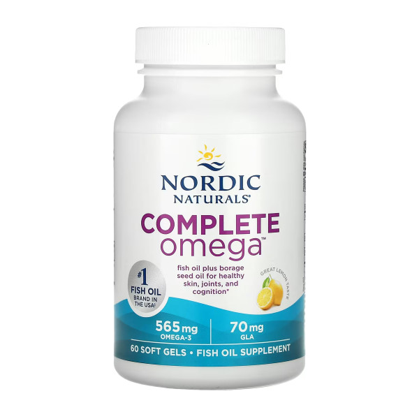 Повний Омега - 60 м'яких капсул                              Complete Omega - 60 softgels