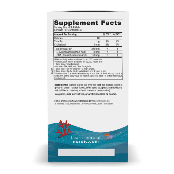 Дитяча DHA - 180 міні м'яких капсул                           Children's DHA - 180 mini softgels
