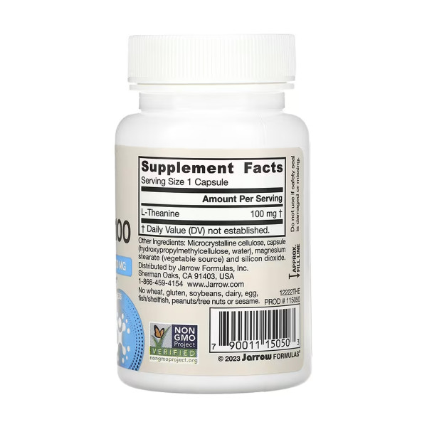 Теанін 100 мг - 60 капсул Theanine 100mg - 60 vcaps