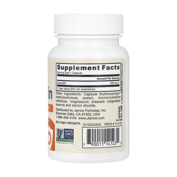 Кверцетин 500 мг - 30 капсул Quercetin 500mg - 30 vcaps