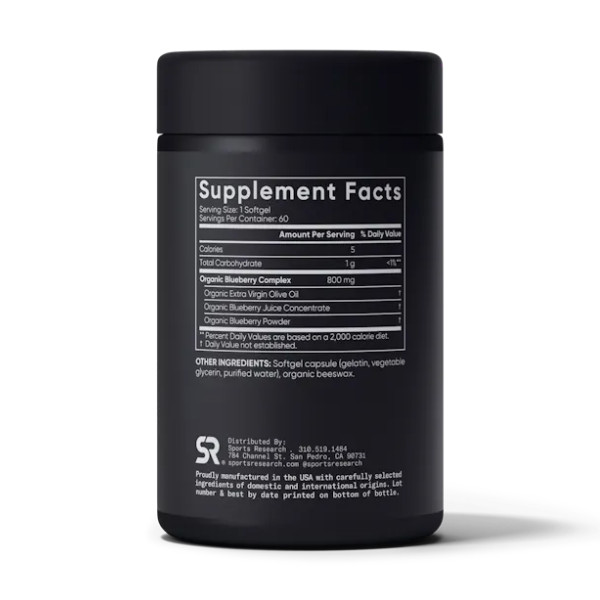 Blueberry Concentrate 800mg - 60 softgels  Blueberry Concentrate 800mg - 60 softgels