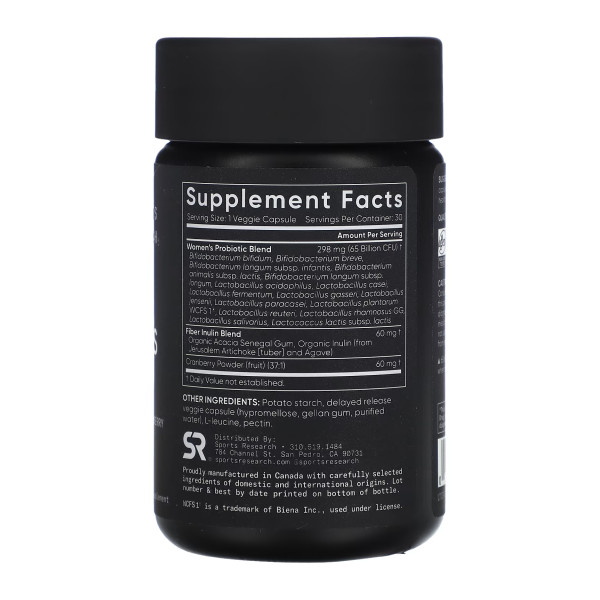 Daily Women's Probiotics 65 Billion CFU - 30 veg caps  Daily Women's Probiotics 65 Billion CFU - 30 veg caps