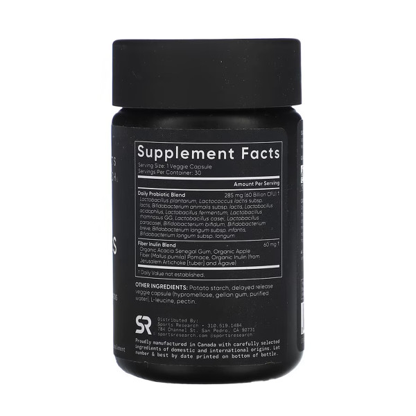 Daily Probiotics with Prebiotics 60 Billion CFU - 30 veggie capsules  Daily Probiotics with Prebiotics 60 Billion CFU - 30 veggie capsules