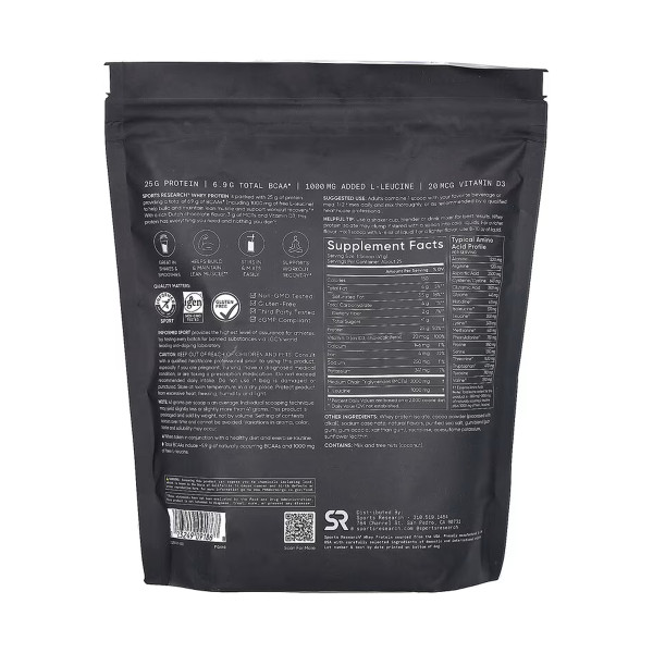 Whey Protein Isolate - 1030g Chocolate  Whey Protein Isolate - 1030g Chocolate