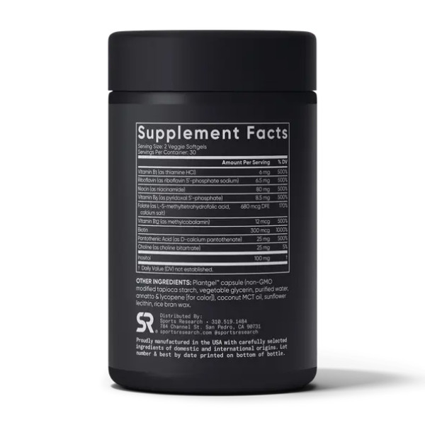 Vitamin B-Complex - 60 softgels  Vitamin B-Complex - 60 softgels